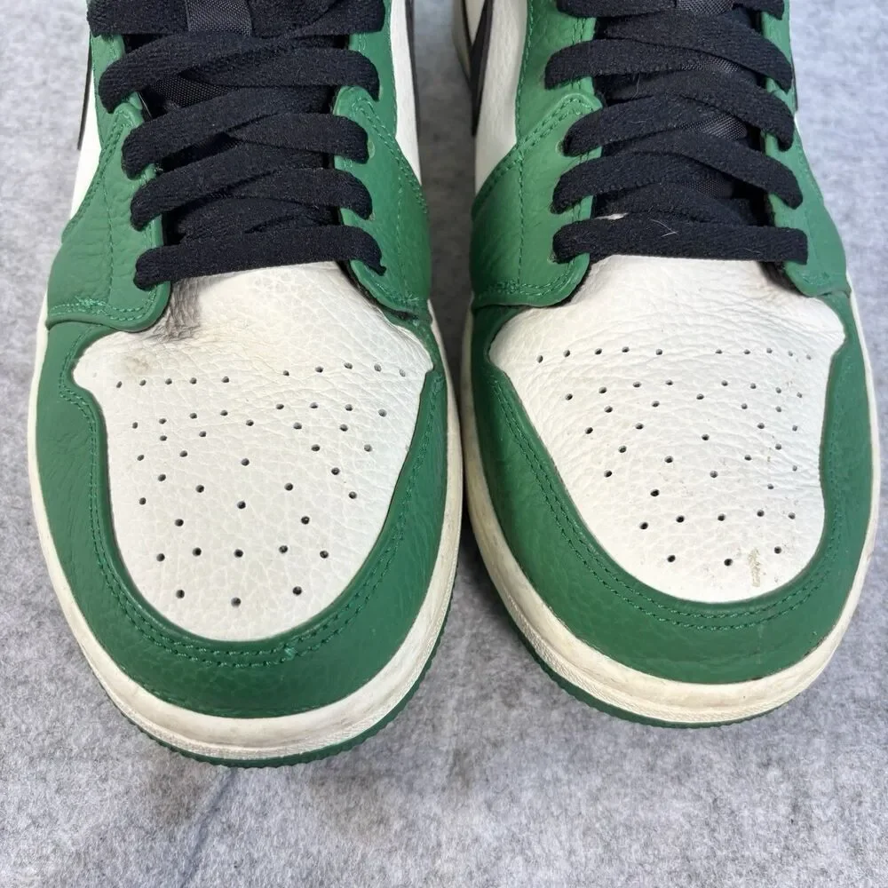 852542-301 - Mens 10 / Womens 11.5 Nike Air Jordan 1 Mid SE Pine Green Sneakers